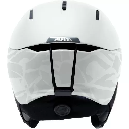 Alpina Nax Skihelm - white-camo matt